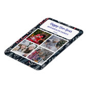 Create your own Happy New Year photo collage Magneet (Linkerzijde)