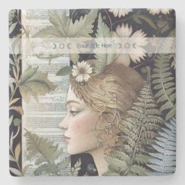 Create Your Own Hedge Witch Wildflowers Botanical Stenen Onderzetter
