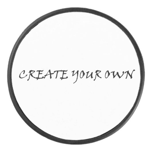 Create your own hockey puck (Voorkant)