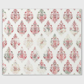 Create Your Own Holiday Damask Cadeaupapier (Vlak)