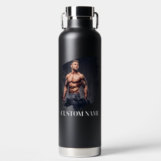 Create Your Own idea custom name and photo Waterfles (Voorkant)