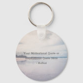 Create Your Own Inspirational Motivational Text Sleutelhanger (Voorkant)