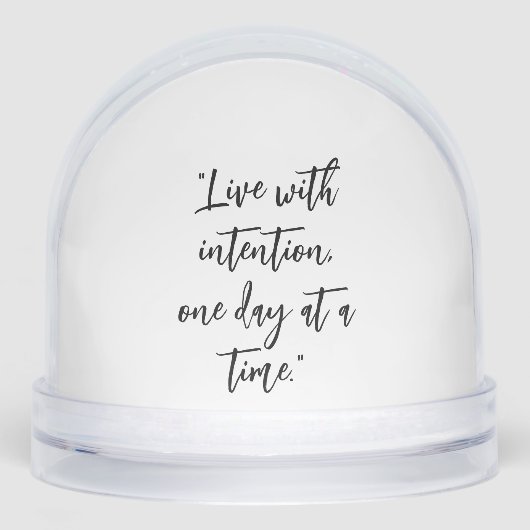 Create Your Own Inspirational Quote Sneeuwbol (Voorkant)