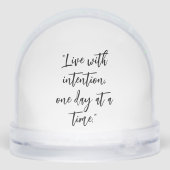 Create Your Own Inspirational Quote Sneeuwbol (Achterkant)