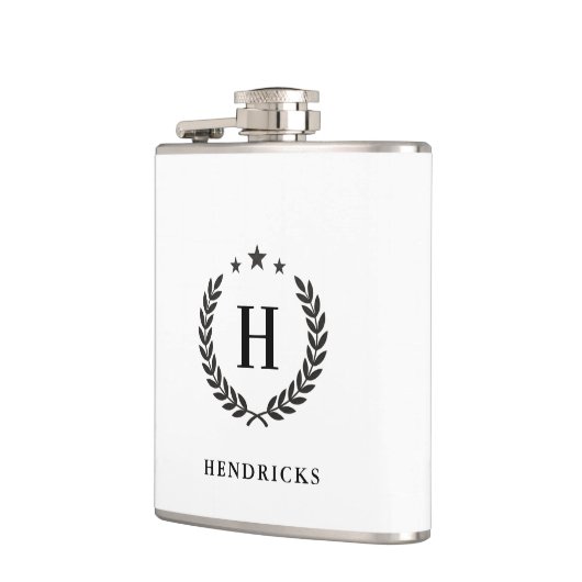 Create Your Own Intel Monogram With Laurel wreaths Heupfles (Links)