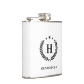 Create Your Own Intel Monogram With Laurel wreaths Heupfles (Rechts)