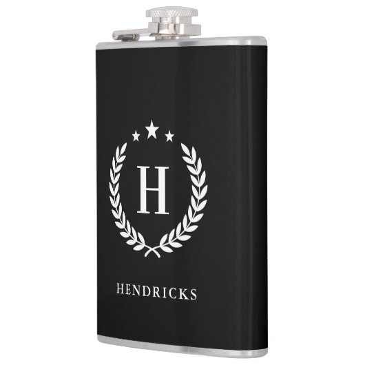 Create Your Own Intel Monogram With Laurel wreaths Heupfles (Links)