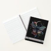 Create Your Own Iridescent Celestial Peony Moth Notitieboek (Binnen)