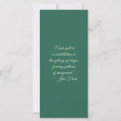Create Your Own Jungle Capybaras Bookmark Card (Achterkant)