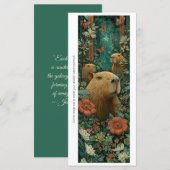 Create Your Own Jungle Capybaras Bookmark Card (Voorkant / Achterkant)