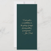 Create Your Own Jungle Cheetahs Bookmark Card (Achterkant)