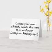 Create your own kaart (Gele Bloem)