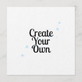 Create Your Own Kaart (Voorkant)