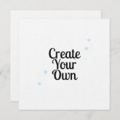 Create Your Own Kaart (Voorkant / Achterkant)