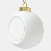 Create Your Own Keramische Bal Ornament (Rechts)