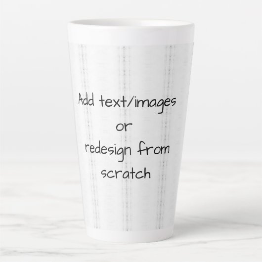 Create Your Own Latte Mok (Voorkant)