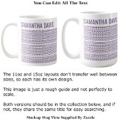 Create Your Own Long Hidden Message & Name 151PW Koffiemok