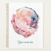 Create Your Own Lunar Love Magic Cloudy Pink Moon Planner (Voorkant)