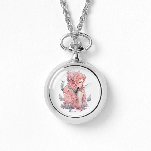 Create Your Own Lunar Love Magic Goddess Horloge (Voorkant)