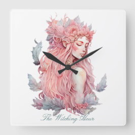 Create Your Own Lunar Love Magic Goddess Vierkante Klok