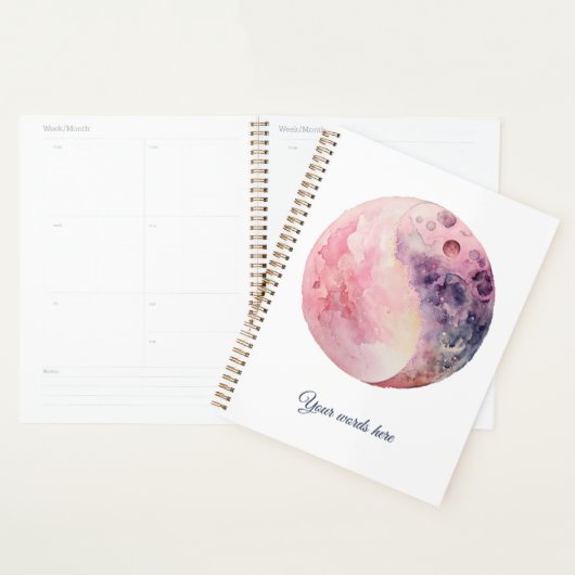 Create Your Own Lunar Love Magic Pink Moon Planner (Display)