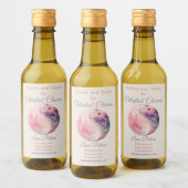 Create Your Own Lunar Love Magic Pink Moon Wijn Etiket (Flessen)