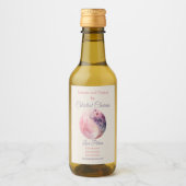 Create Your Own Lunar Love Magic Pink Moon Wijn Etiket (Voorkant)