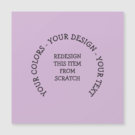 Create Your Own Magnetic Card (Voorkant)