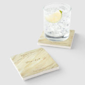 Create Your Own Marble Stone Wine Coasters Stenen Onderzetter (Zijkant)