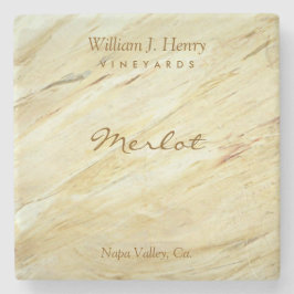 Create Your Own Marble Stone Wine Coasters Stenen Onderzetter