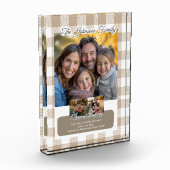Create your own Message Beige Family Fotoblokken (Links)