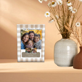 Create your own Message Beige Family Fotoblokken