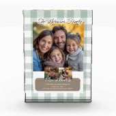 Create your own Message Sage Green Family Fotoblokken (Voorkant)
