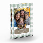 Create your own Message Sage Green Family Fotoblokken (Links)