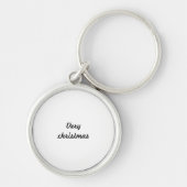 Create Your Own Metal Circle Keychain, Sleutelhanger (Voorkant)