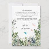 Create Your Own minimalist Bedankkaart (Achterkant)