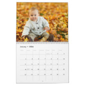 Create Your Own Modern 15 Month Black Photo Kalender (Jan 2026)