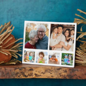 Create Your Own Modern 6 Family Picture Collage  Fotoplaat (Zijkant)