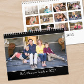 Create Your Own Modern Black Cover Photo Kalender