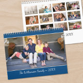 Create Your Own Modern Blue Cover Photo Kalender