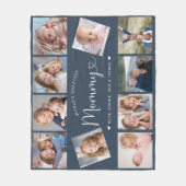 Create Your Own Mommy Photo Collage Modern Fleece Deken (Voorkant)