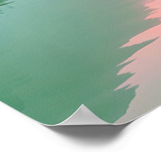 Create Your Own Motivational Quote- Lake-Mountain Poster (Hoek)