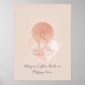 Create Your Own Motivational Quote- Meditation Poster (Voorkant)