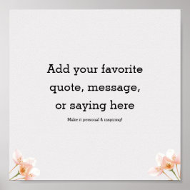 Create Your Own Motivational Quote Poster