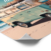 Create Your Own Motivational Quote-Retro Beach Van Poster (Hoek)