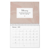 Create Your Own Motivational Quotes Marble Effect Kalender (Feb 2027)