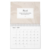 Create Your Own Motivational Quotes Marble Effect Kalender (Mar 2027)