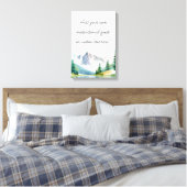 Create Your Own Mountain Quote Canvas Afdruk (Insitu (Slaapkamer))