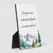 Create Your Own Mountain Quote Fotoplaat (Zijkant)