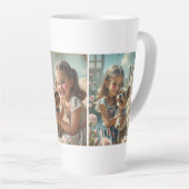 Create Your Own Mug of Beautiful Memories Latte Mok (Rechterhoek)